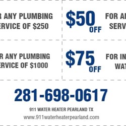 911 Water Heater Pearland TX